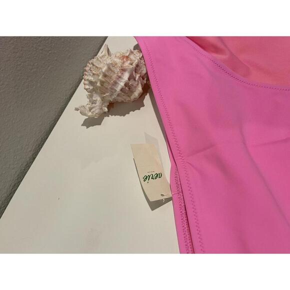Aerie - Vibrant Pink Bikini Bottom Size L NWT - Picture 2 of 3